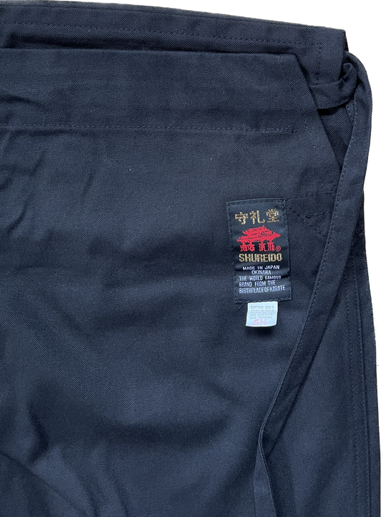 KB-11 Shureido Ninjutsu Pants Black Cotton Size 5.5 (185cm)