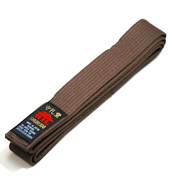 Shureido Brown Karate Belt Standart Size 5 (290cm)