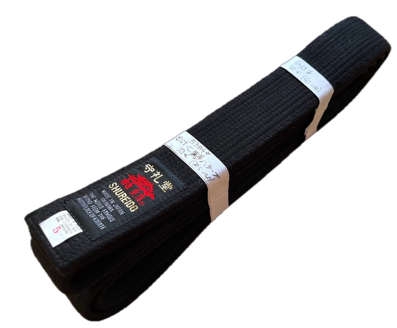 Shureido Black Belt Special Thick Cotton BST-C Size 5 (290cm) Shureido