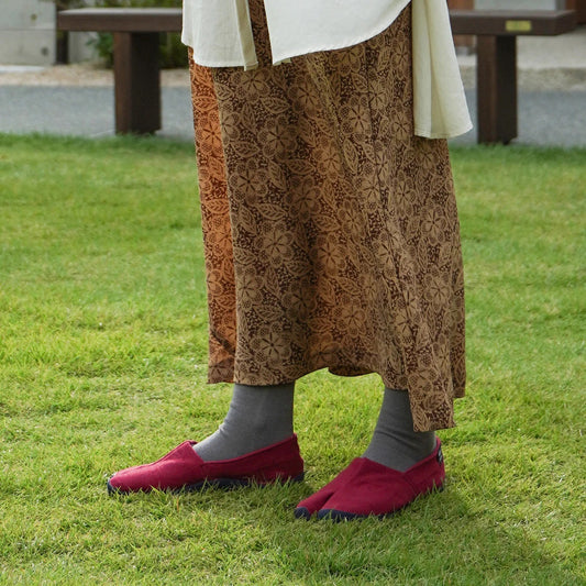 TabiRela® Cosmos Aki Sakura Tabi Shoes Made in Kurashiki, Japan