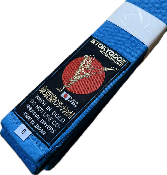 Tokyodo Blue Karate Belt Standart Size 6 (310cm)