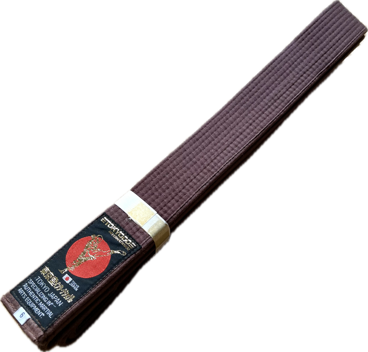 Tokyodo Brown Karate Belt Standart Size 6 (310cm)