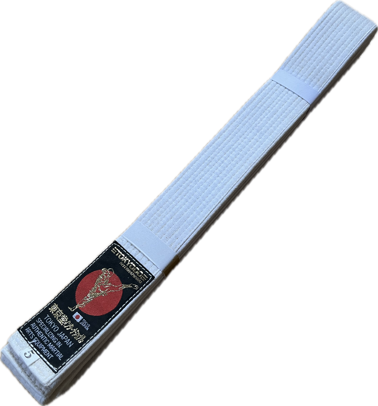 Tokyodo white Karate Belt Standart Size 5 (290cm)