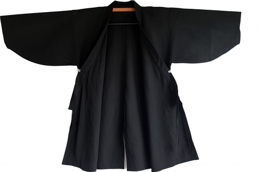 Traditional Ninja Uwagi Jacket Black Polyester