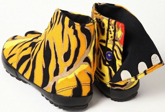 Wamon Hanshin Tiger's Eyes Jika-Tabi Shoes – Handmade in Japan