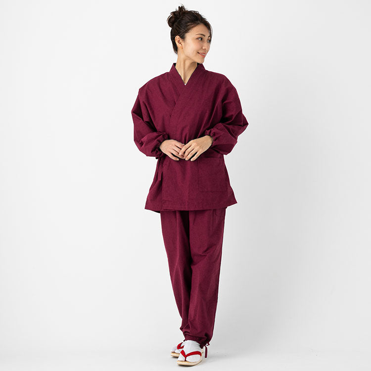 Women’s Samue Kurume Tsumugi Weave — Made in Japan