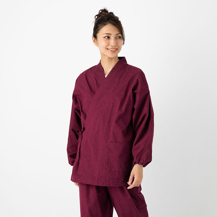Women’s Samue Kurume Tsumugi Weave — Made in Japan