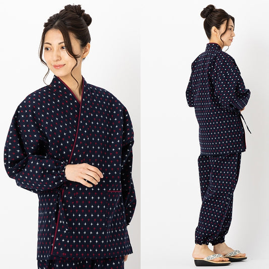 Women’s Samue “JyuujiAka” — Made in Japan