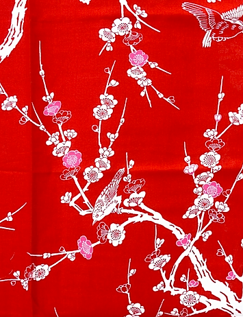 Women’s Yukata Ume – Japanese Plum Blossom Kimono – Made in Kyoto Japan