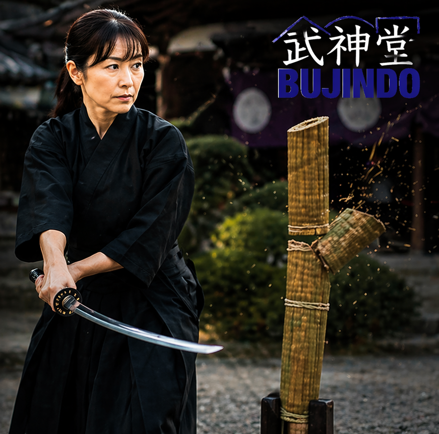 Iaido Dogi BioClean Sayaka – Tozando Black (Polyester & Rayon) – Size 5