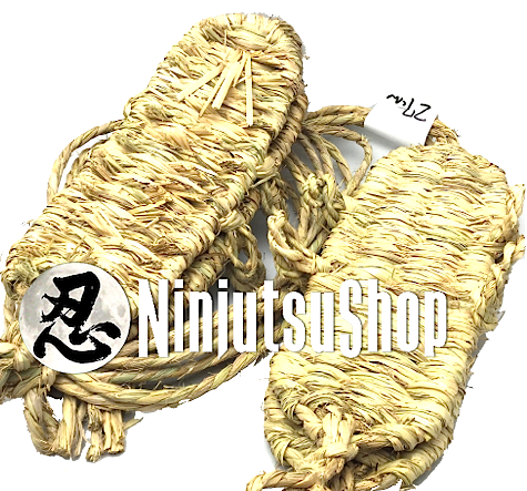 Waraji Ninja Igusa Bio Handmade – Traditional Japanese Straw Sandals