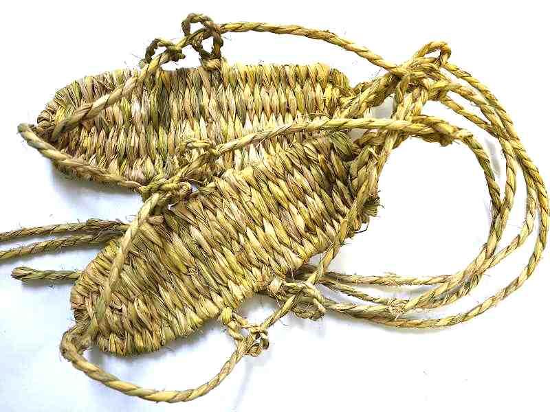 Waraji Ninja Igusa Bio Handmade – Traditional Japanese Straw Sandals