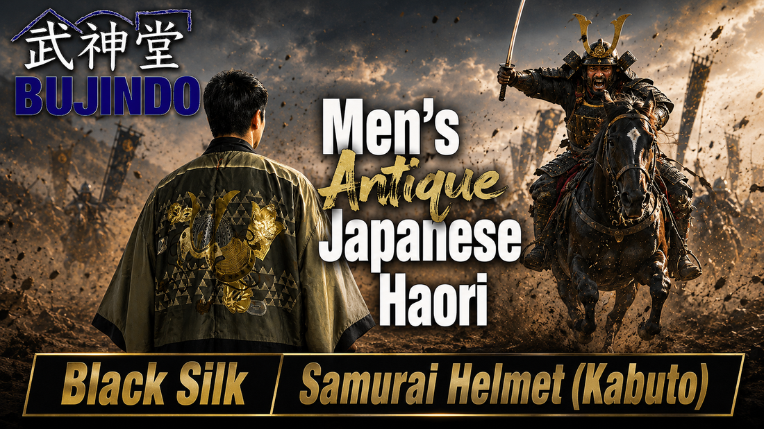 Men’s Antique Japanese Haori Buying Guide | Black Silk Montsuki