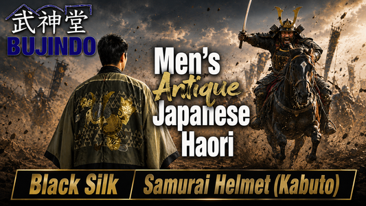 Men’s Antique Japanese Haori Buying Guide | Black Silk Montsuki