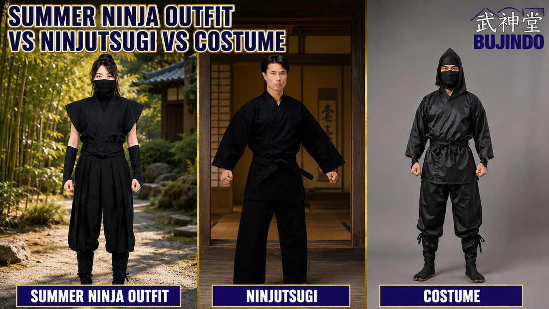 Summer Ninja Outfit vs Ninjutsugi vs Costume: What Is the Difference?