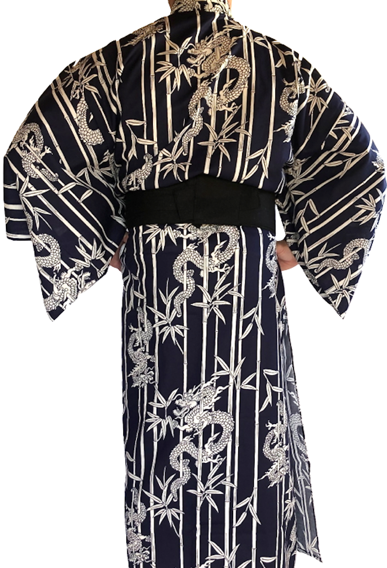 Men’s Yukata – Traditional Japanese Summer Kimono Robe – Made in Japan ...