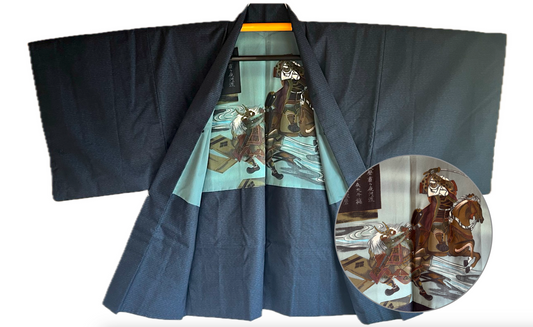 Antique Samurai Haori – Duel of Legends: Uesugi Kenshin vs Takeda Shingen