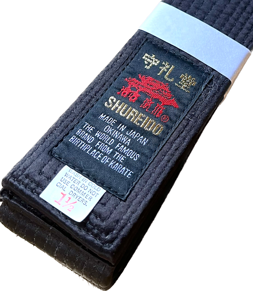 Shureido Black Belt Satin BST-S Size 1.5 (220cm) Shureido