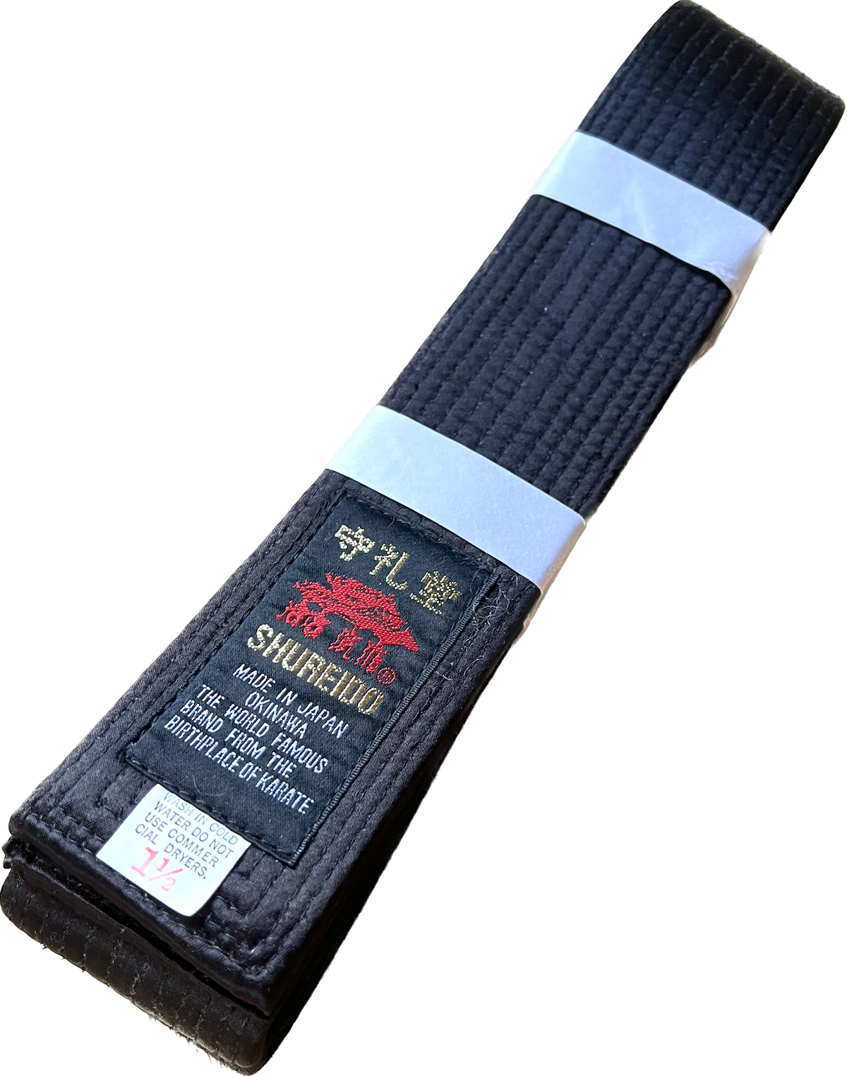 Shureido Black Belt Satin BST-S Size 1.5 (220cm) Shureido