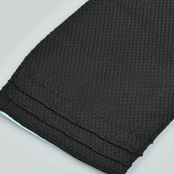 Black Cotton Sashiko Ninja Tekko 5 Kohaze