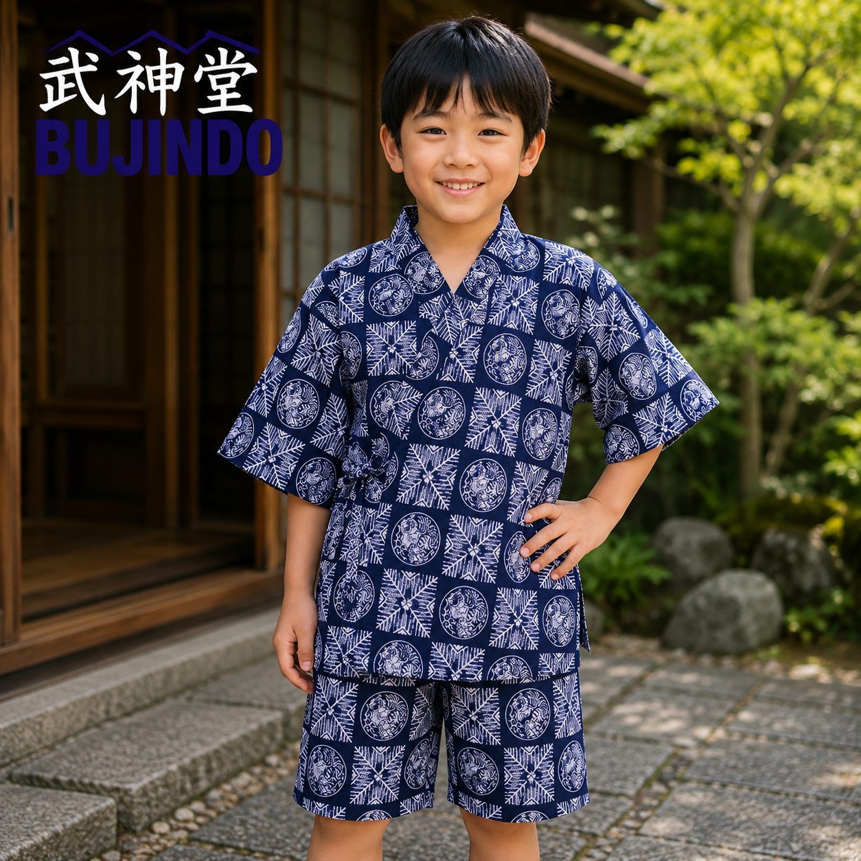 Boy's Jinbei "Tiger" Made in Japan NEW