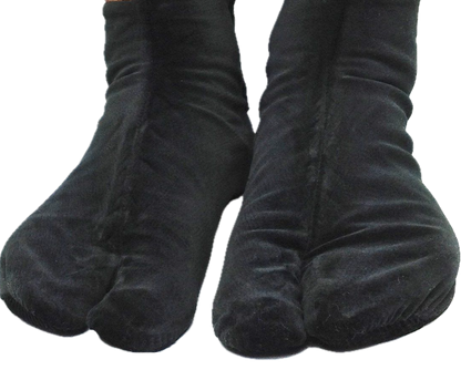 Deluxe Ninja Winter Tabi - Black Cotton (27.5cm)