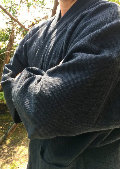 Deluxe Sashiko AtsuOri Premium Samue Cotton Made in Enshū Japan BujindoShop