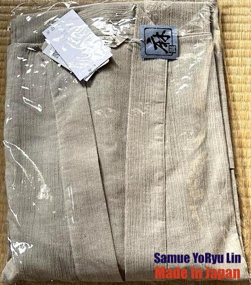 Deluxe Japanese Samue for Men Yoryu Muji Cotton & Linen Made in Japan (6 Colors)