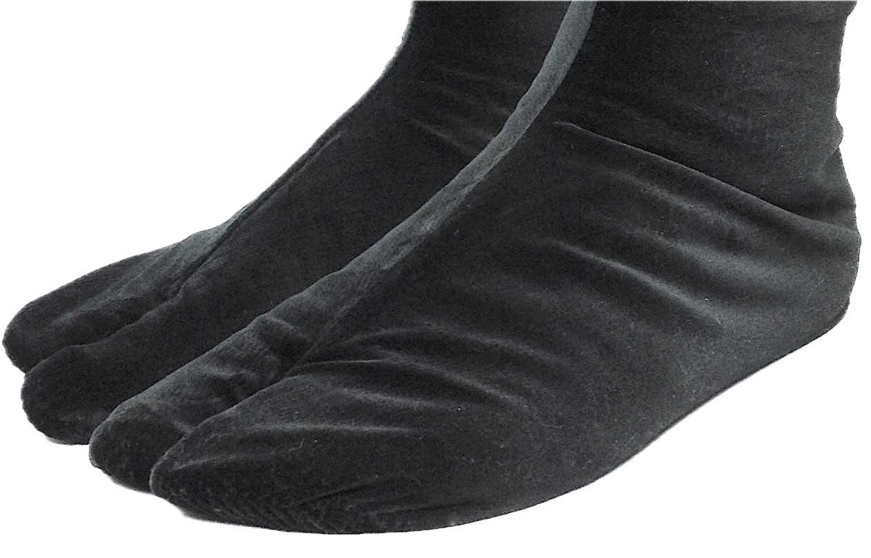 Deluxe Ninja Winter Tabi - Black Cotton (27.5cm)