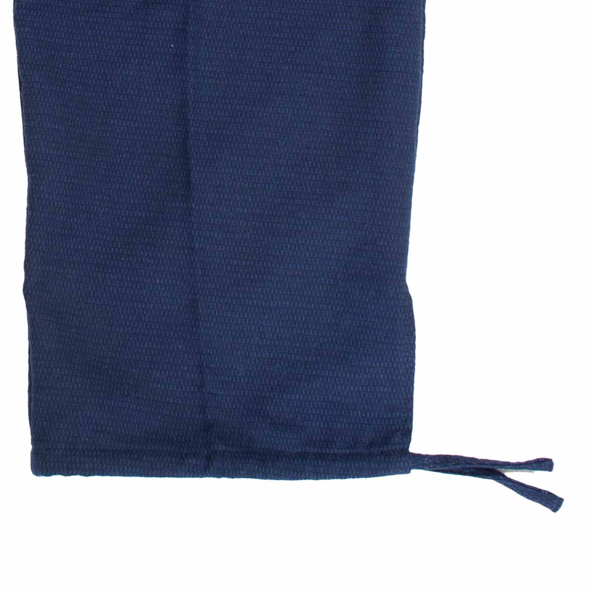 Deluxe Samue NijuOri Double-layered Indigo Dye Cotton Size:2L Made in Kurume Japan BujindoShop