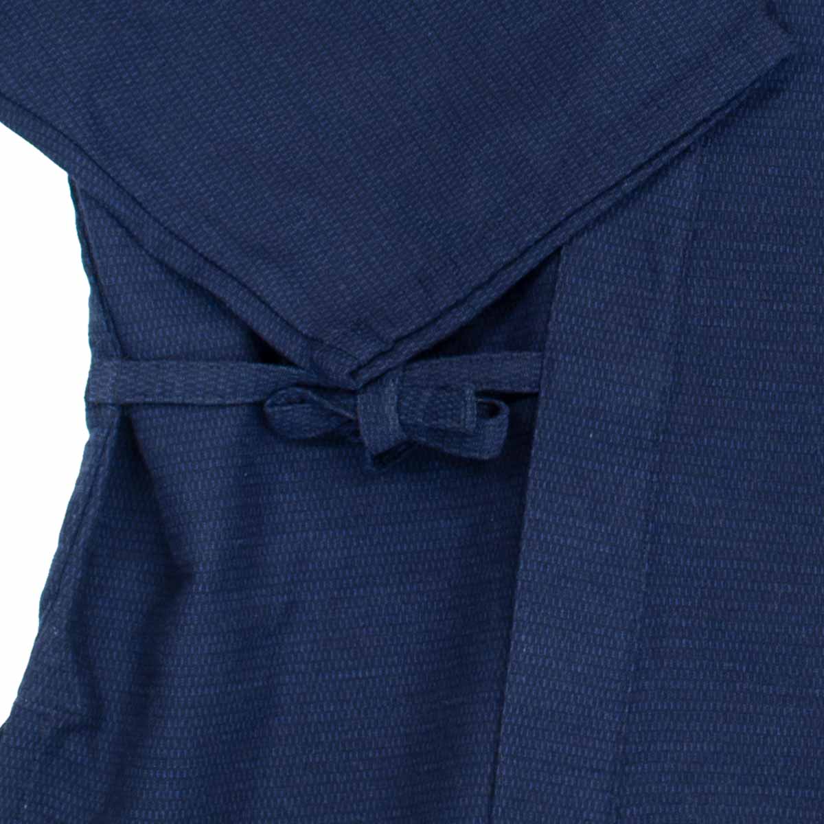 Deluxe Samue NijuOri Double-layered Indigo Dye Cotton Size:2L Made in Kurume Japan BujindoShop