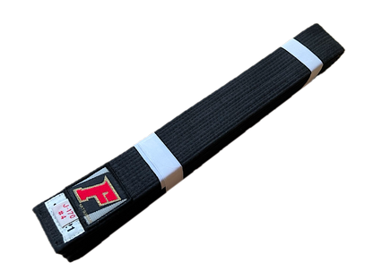 Fujitaka J-170 Black Cotton Obi Mitsuboshi Brand  275 cm  Made in Japan