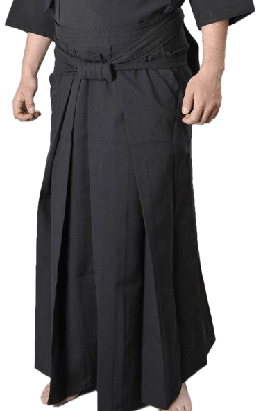 Hakama Iaido Polyester Black - Cubic Sensor - Tozando - Size 26