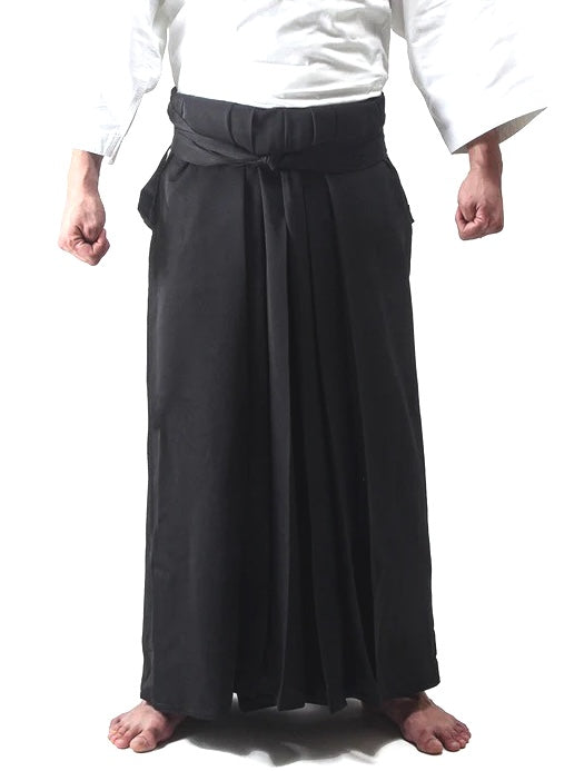 Hakama Aikido Aikikai Premium - Navy Blue (Size 28.5) | Tozando AH-500 HandMade in Japan