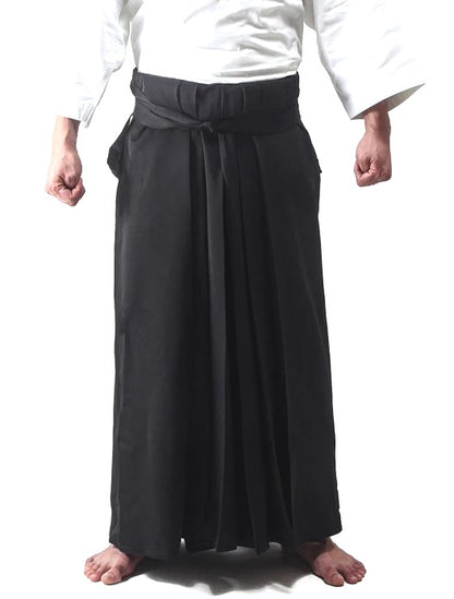 Hakama Aikido Aikikai Premium - Navy Blue (Size 28.5) | Tozando AH-500 HandMade in Japan