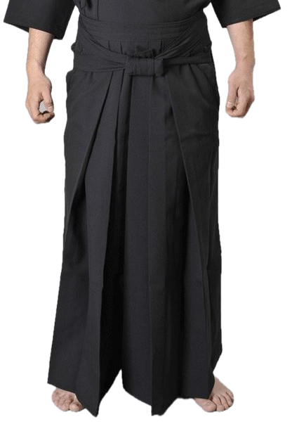 Hakama Iaido Polyester Black - Cubic Sensor - Tozando - Size 26