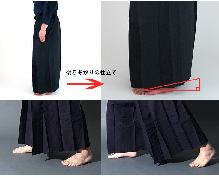 Hakama Kendo Tetron - Standard Black (Size 24) - Tozando