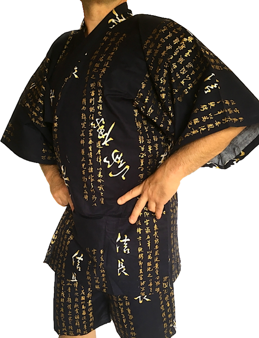 Hideyoshi Shogun Men’s Jinbei - Made in Kyoto, Japan