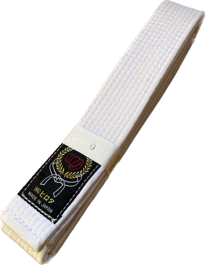 Hirota White Karate Belt Size 0 (205cm)