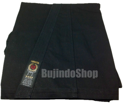 Hirota KB-11 Black Cotton Uniform, Medium-Weight