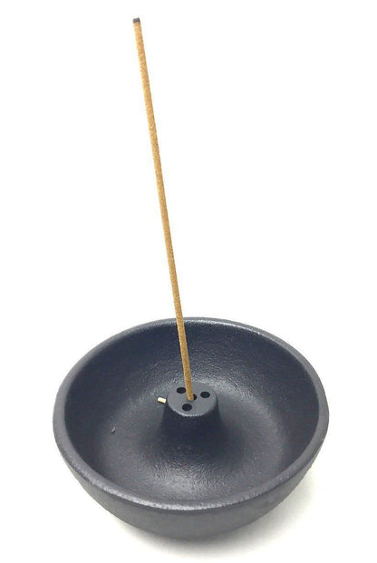 IWACHU Japanese Cast Iron Incense Holder – Black Fountain