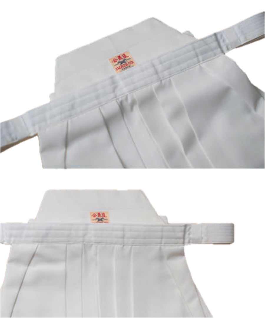 IWATA Aikikai Aikido White Hakama – Size 22.5 (85cm) – Made in Japan 🇯🇵