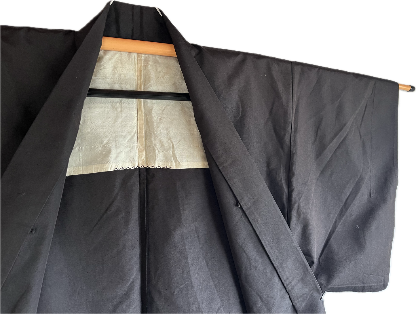 Iaido Traditional Japanese Haori for Men – Wild Silk (Brown/Night) | Limited Offer