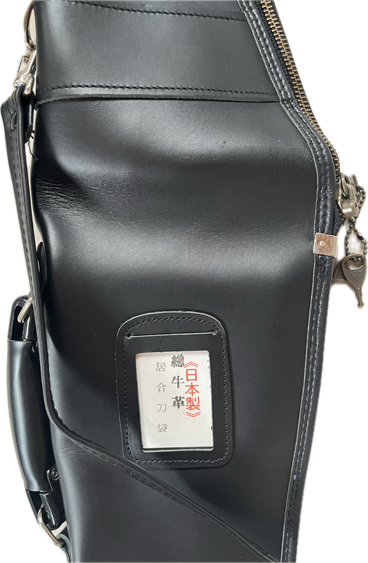 Iaito / Katana Carrying Case – Black Synthetic Leather | Made in Japan