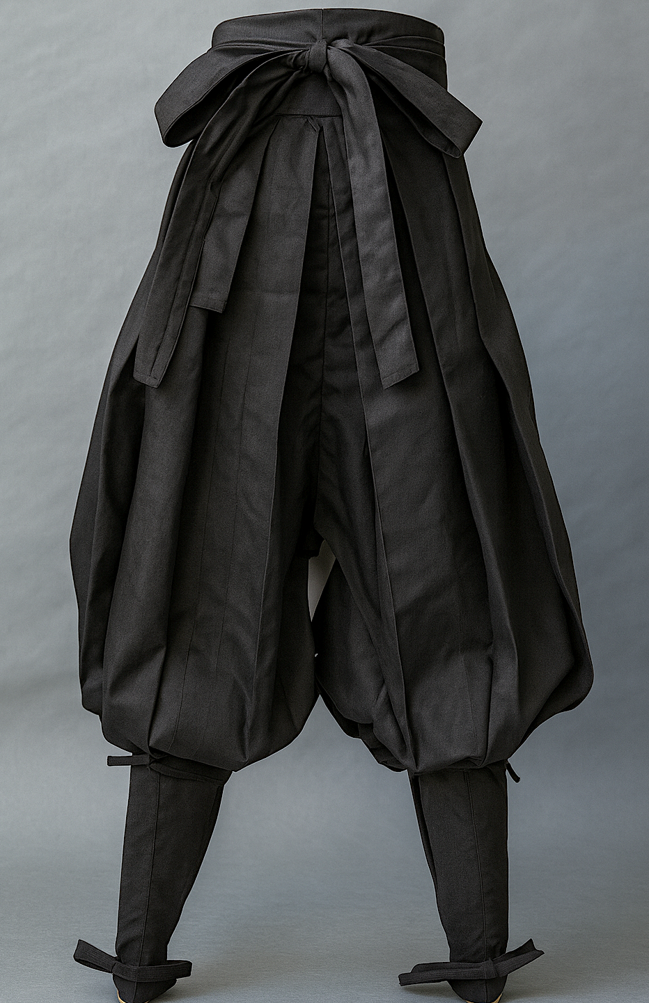 Iga Ninja Hakama Pants Tatsukebakama Black Polyester