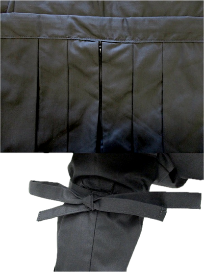 Iga Ninja Hakama Pants Tatsukebakama Black Polyester