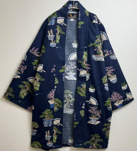 Traditional Japanese Bonsai  Hanten Jacket  Made in Japan