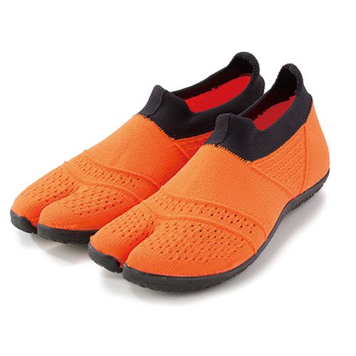 Japanese Jikatabi Hitoe Shoes – Orange Multi-Sport Fitness – Size 26cm – Made in Japan