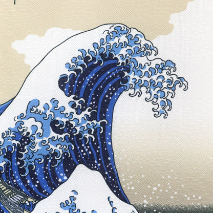Japanese Wall Tapestry “Shiranami” – Great Wave of Kanagawa Style – Made in Japan