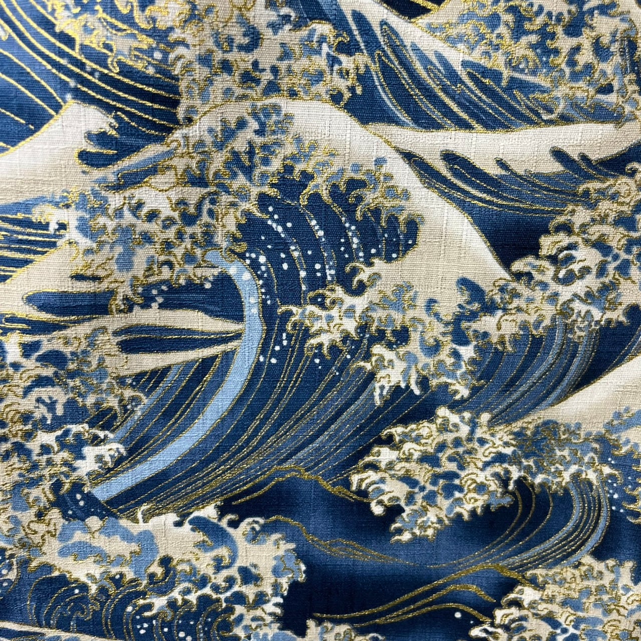Japanese Wave Hanten Jacket – Blue & Gold Made in Japan